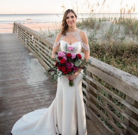 Plum & Rustic Coastal Chic Wedding