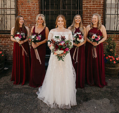 Romantic Downtown Wedding