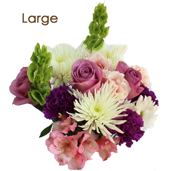 Flower Centerpiece Mauve Purple