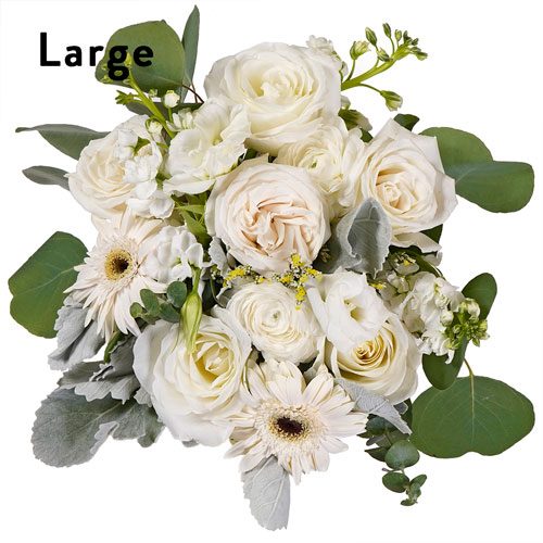 White Bulk Centerpiece
