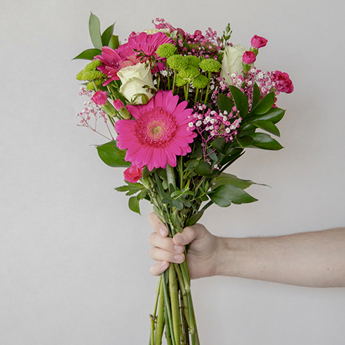 Hot Popping Pink Flowers Wedding Centerpieces FiftyFlowers