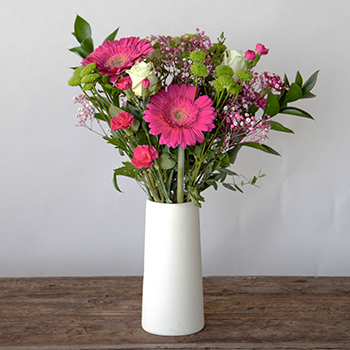 Hot Popping Pink Flowers Wedding Centerpieces Fiftyflowers