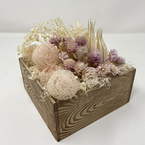 Dusty Rose Dried Flower Arrangement FiftyFlowers