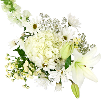 Farm to Table White Centerpieces